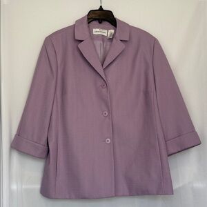 Alfred Dunner Lavender Women's Suit Jacket
